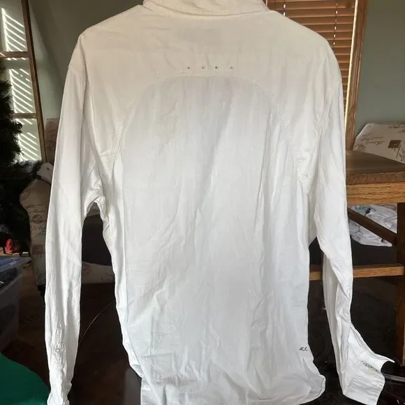 Vintage Polo Ralph Lauren Button Up Shirt Mens Size XL White - Picture 5 of 9